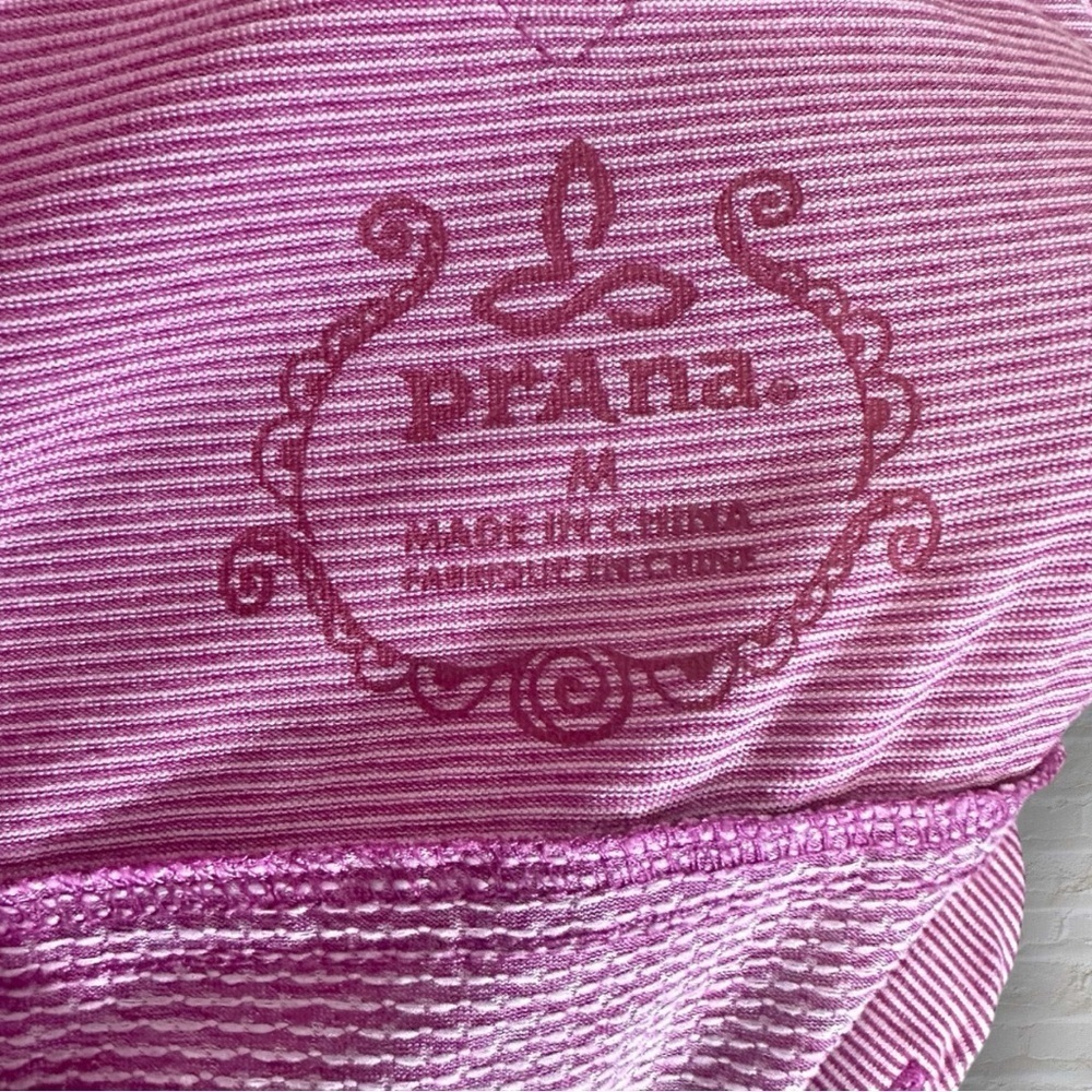PrAna- Pink 1/4 Button Down Collared Short Sleeve Sporty Dress- Size M - Picture 7 of 7
